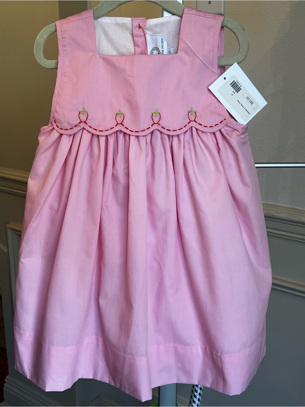Proper Peony strawberry fields dress 3T NWT